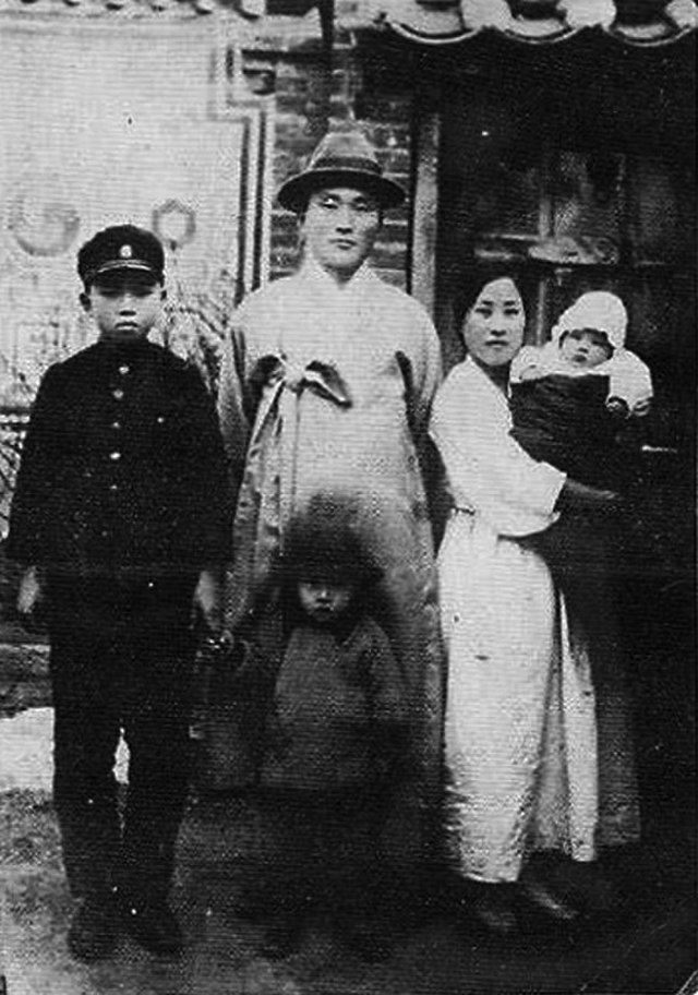 이광수 가족 사진