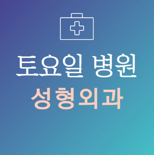 토요일-진료-늦게까지-하는-성형외과-병원-24시간-성형외과-토요일-문여는곳