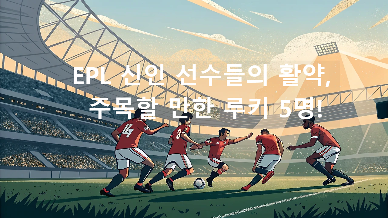 EPL 신인 선수들의 활약, 주목할 만한 루키 5명!