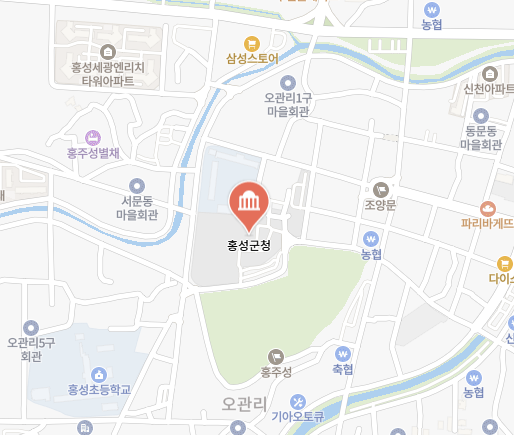 홍성군청 여권과 위치