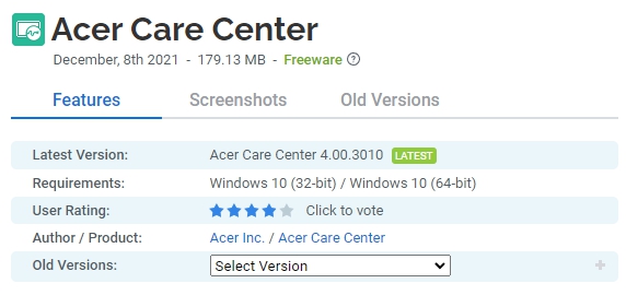 Acer-Care-Center