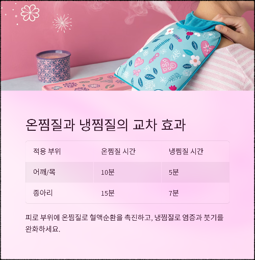 지친 일상에 활력을! 피로가 쌓일 때 바로 효과 보는 회복 비법