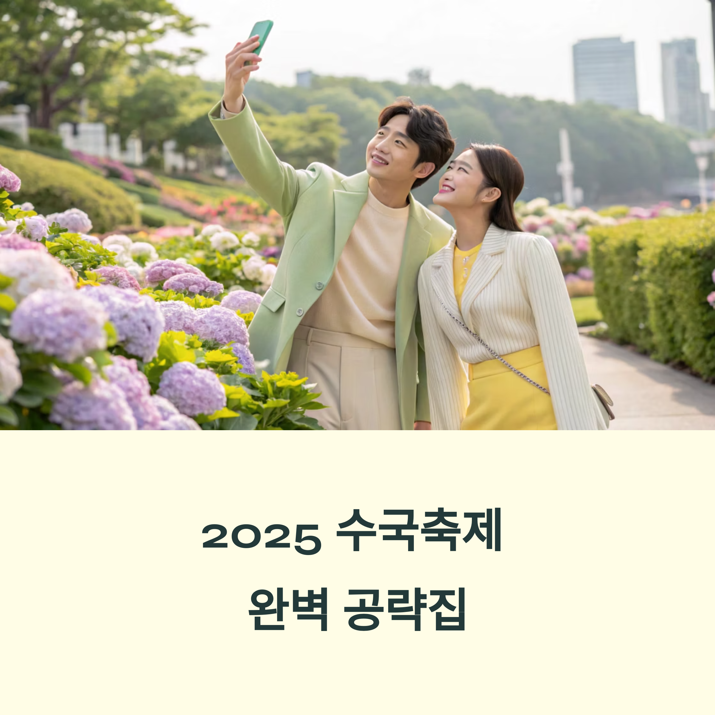 2025 수국축제 완벽 공략집: 교통부터 포토존까지 알짜 정리!