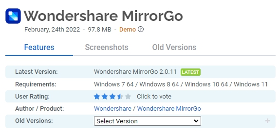 Wondershare-MirrorGo