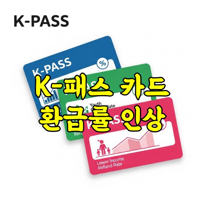 K-패스 65세 이상 환급률 인상
