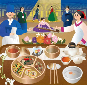 사극 속 궁중음식 관련 사진