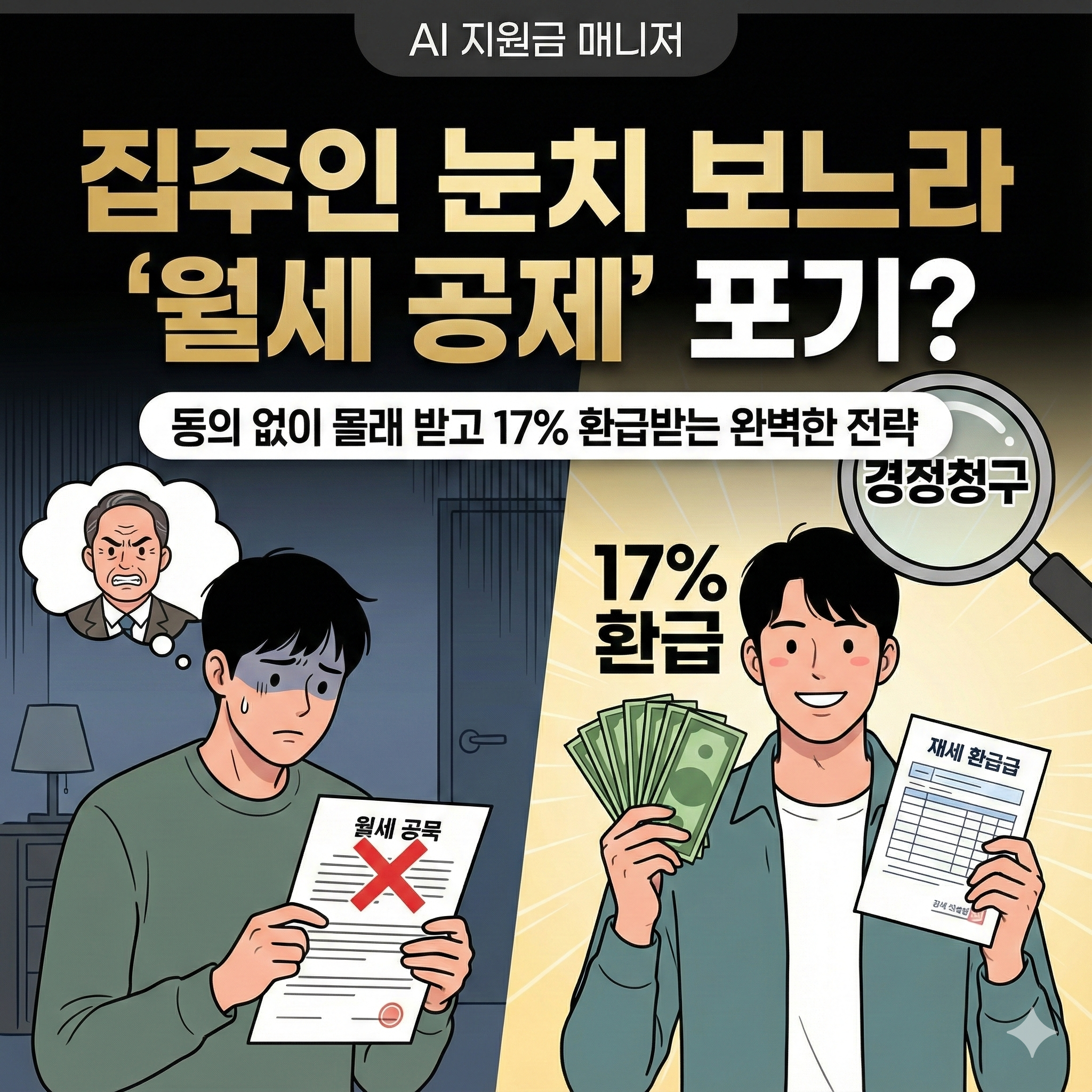 집주인 동의 없는 월세 세액공제 방법