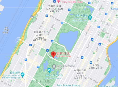 벨비디어 성 지도