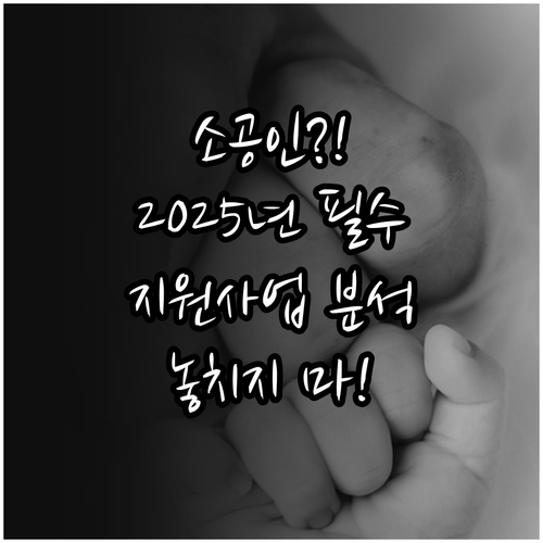 소상공인시장진흥공단 2025년 소공인..