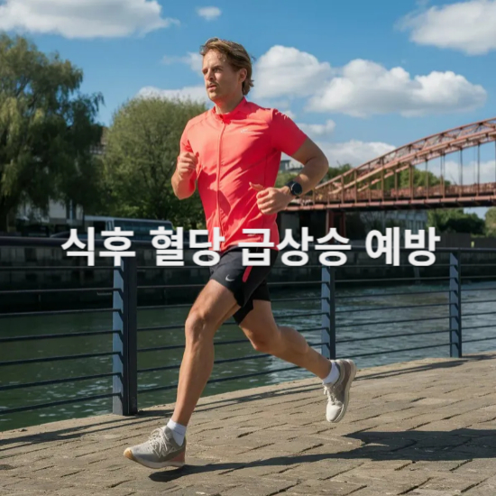 식후 혈당 급상승 예방 조깅