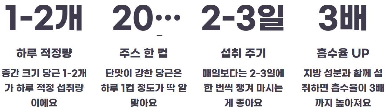 주스용 당근 효능