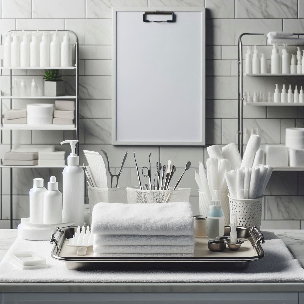 피부,체형관리 샵 배경