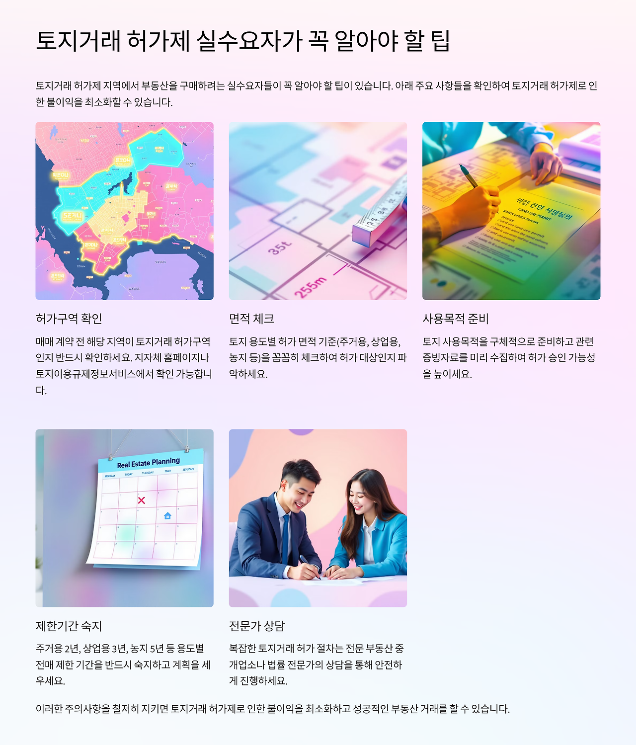 토지거래허가제 실수요자가 꼭 알아야 할 팁