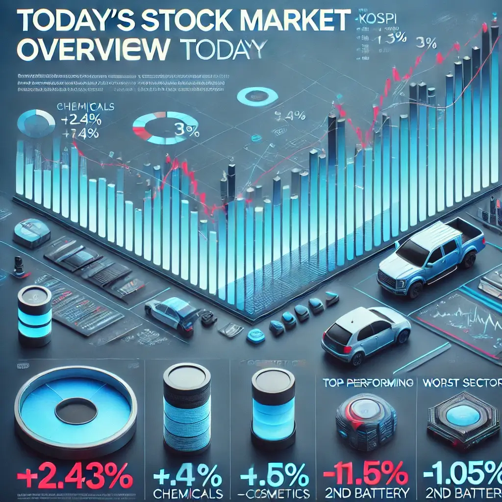 2024년12월10일 한국증시(코스피, 코스닥)