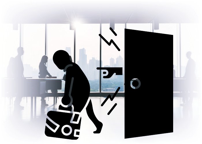 가방을들고-회사를-나가는-사람