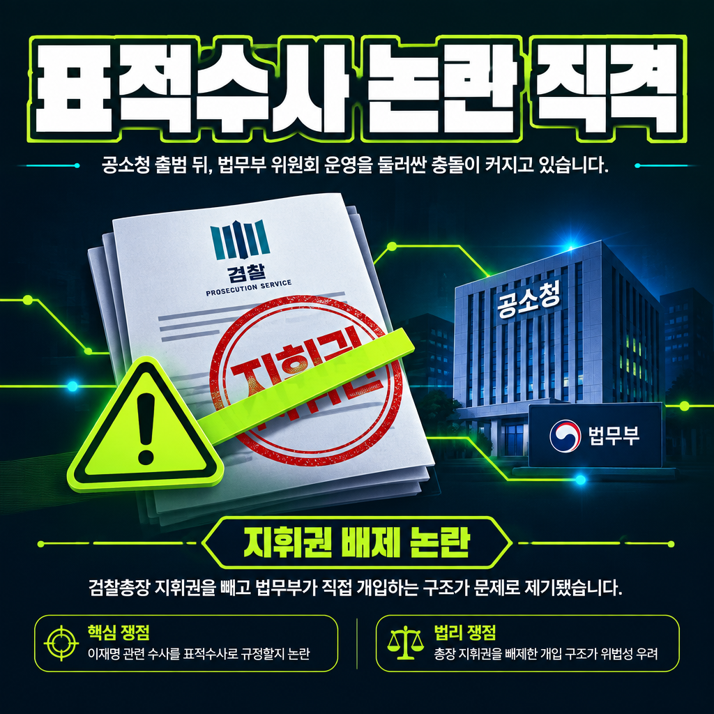 표적수사 논란 직격