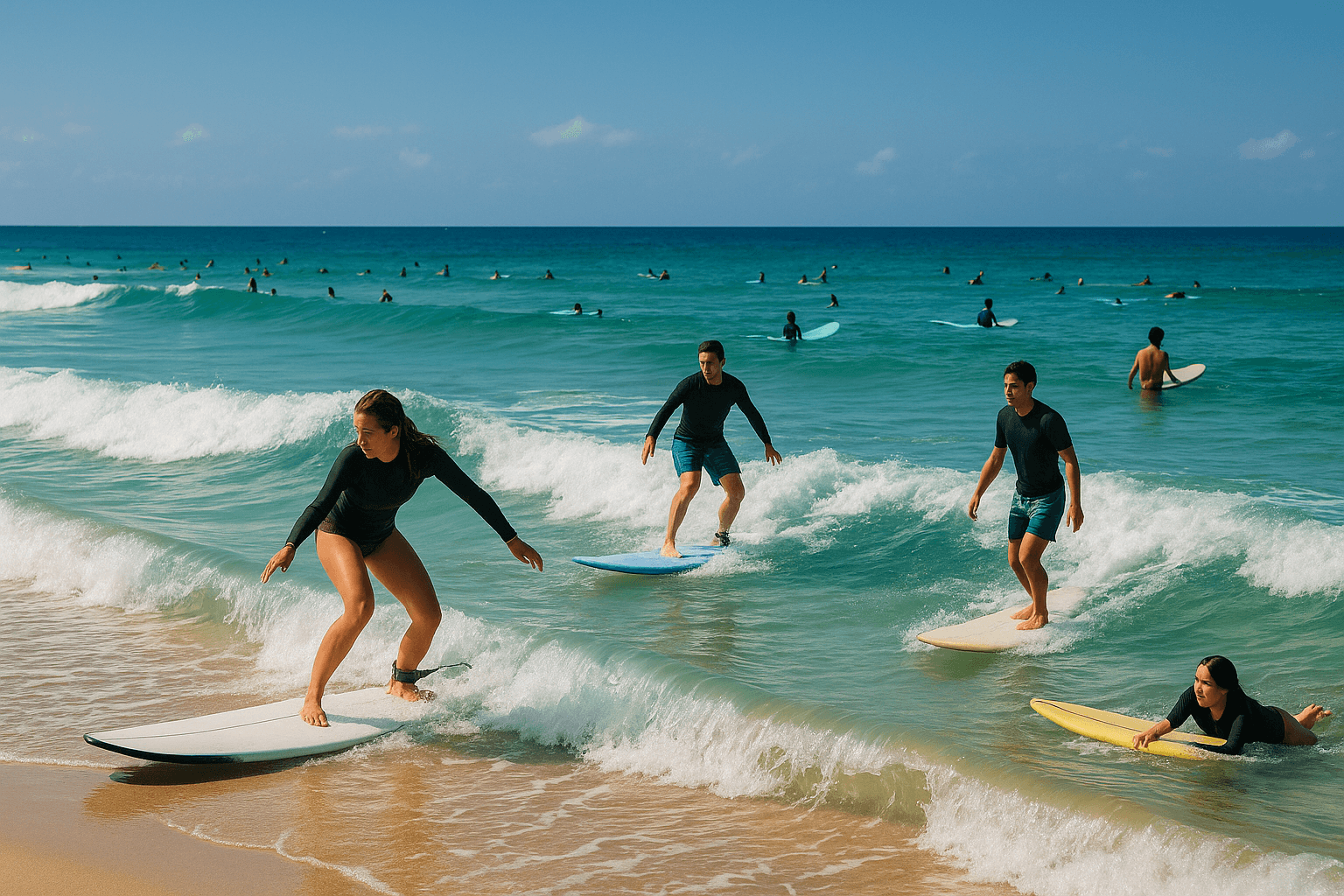 서핑과 해양스포츠를 즐길 수 있는 국내 최고의 해변 여행지