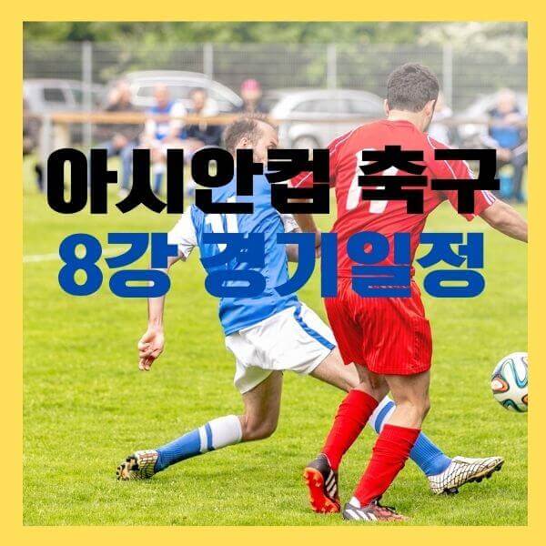 8강일정