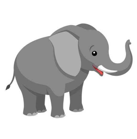 코끼리가귀엽게코를움직이고있던꿈