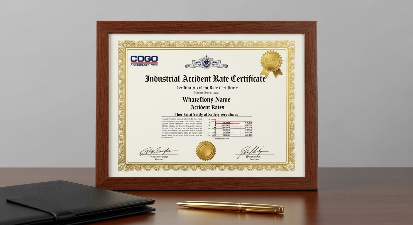 산업재해율 확인서 발급