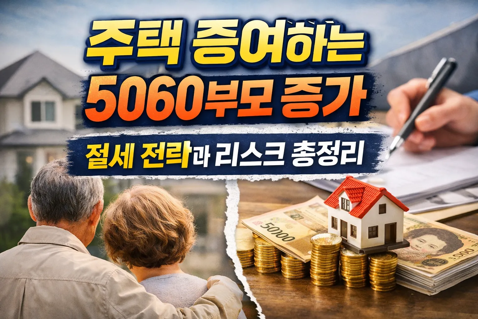 주택 증여하는 5060 부모 증가