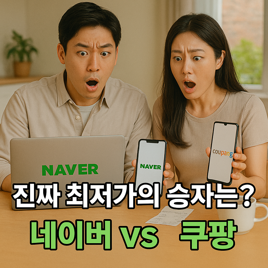 진짜 최저가의 승자는? 네이버 vs 쿠팡
