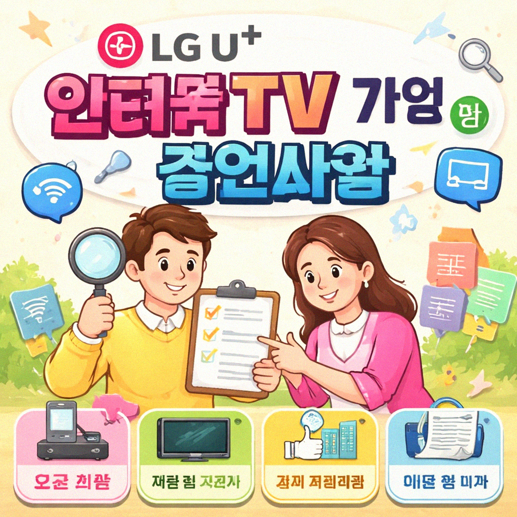 LG U플러스 인터넷 TV 가입, 알아두면 좋은 점들