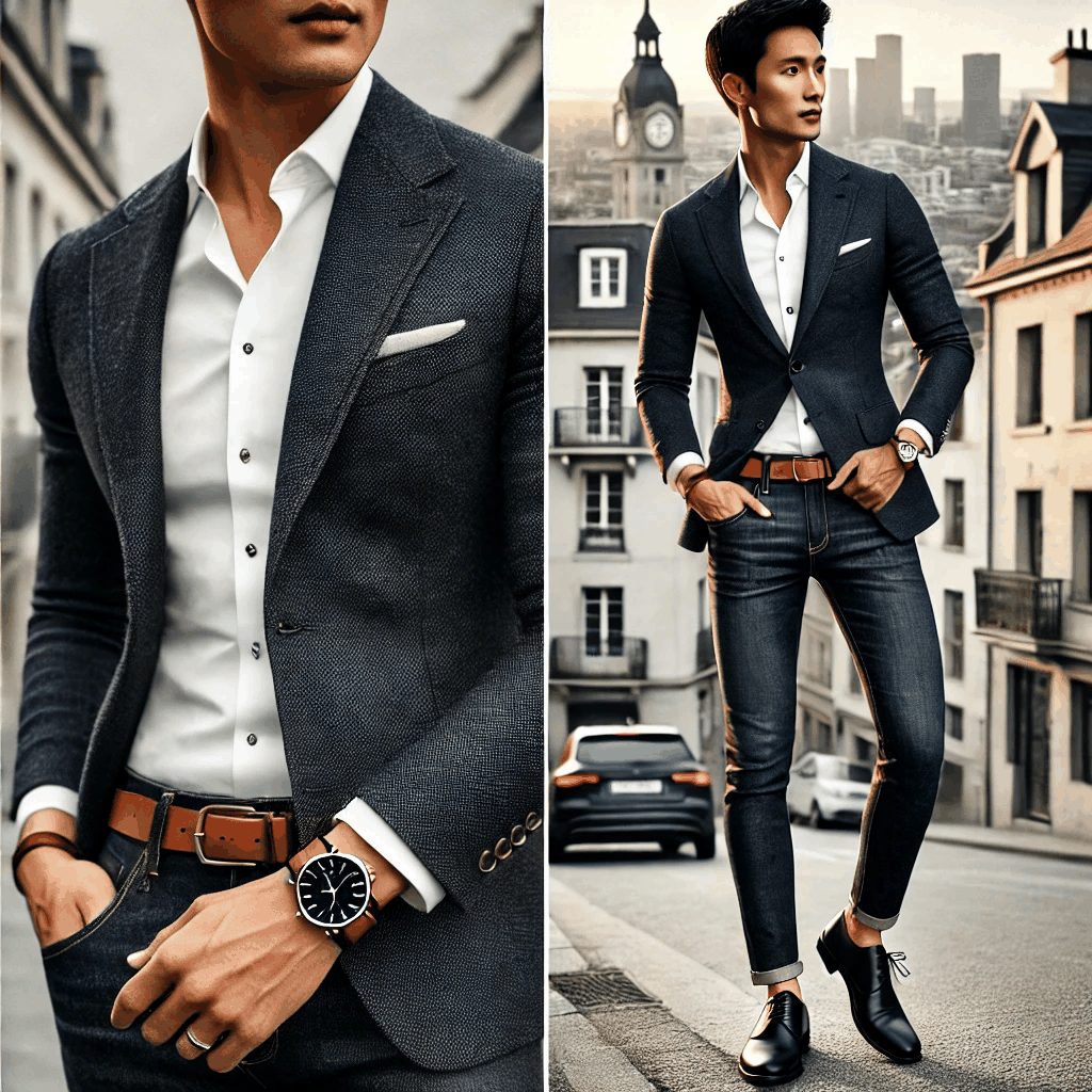 40대 남성이 정장을 멋있게 차려 입은 이미지