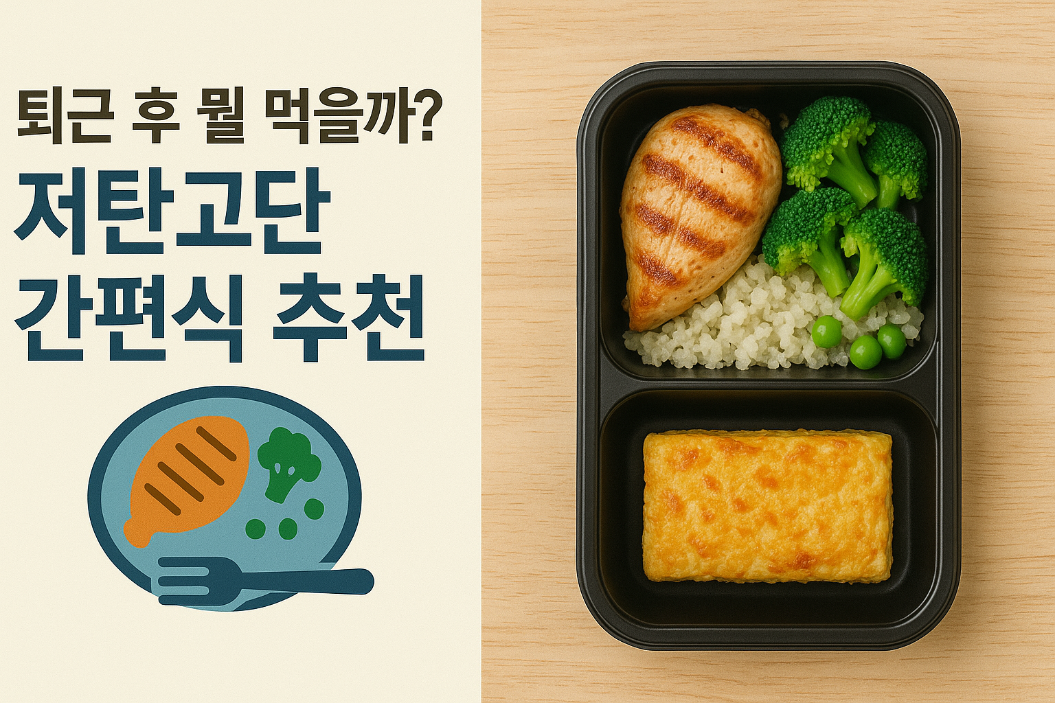 퇴근 후 뭘 먹을까? 저탄고단 간편식