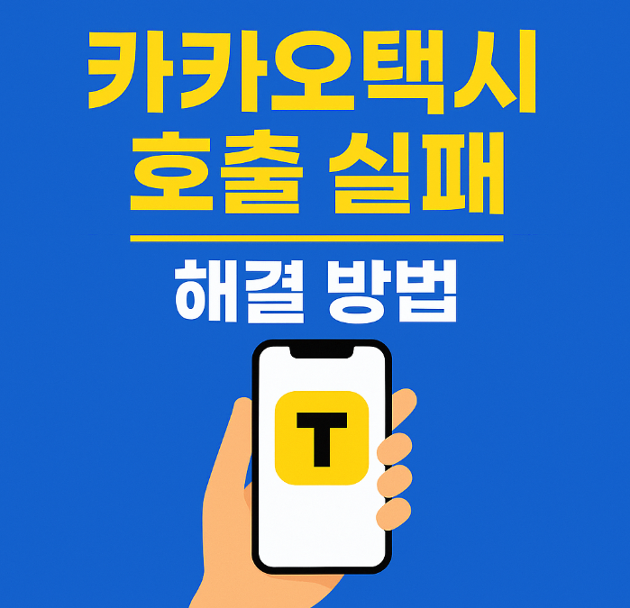 카카오택시 호출 실패 해결법