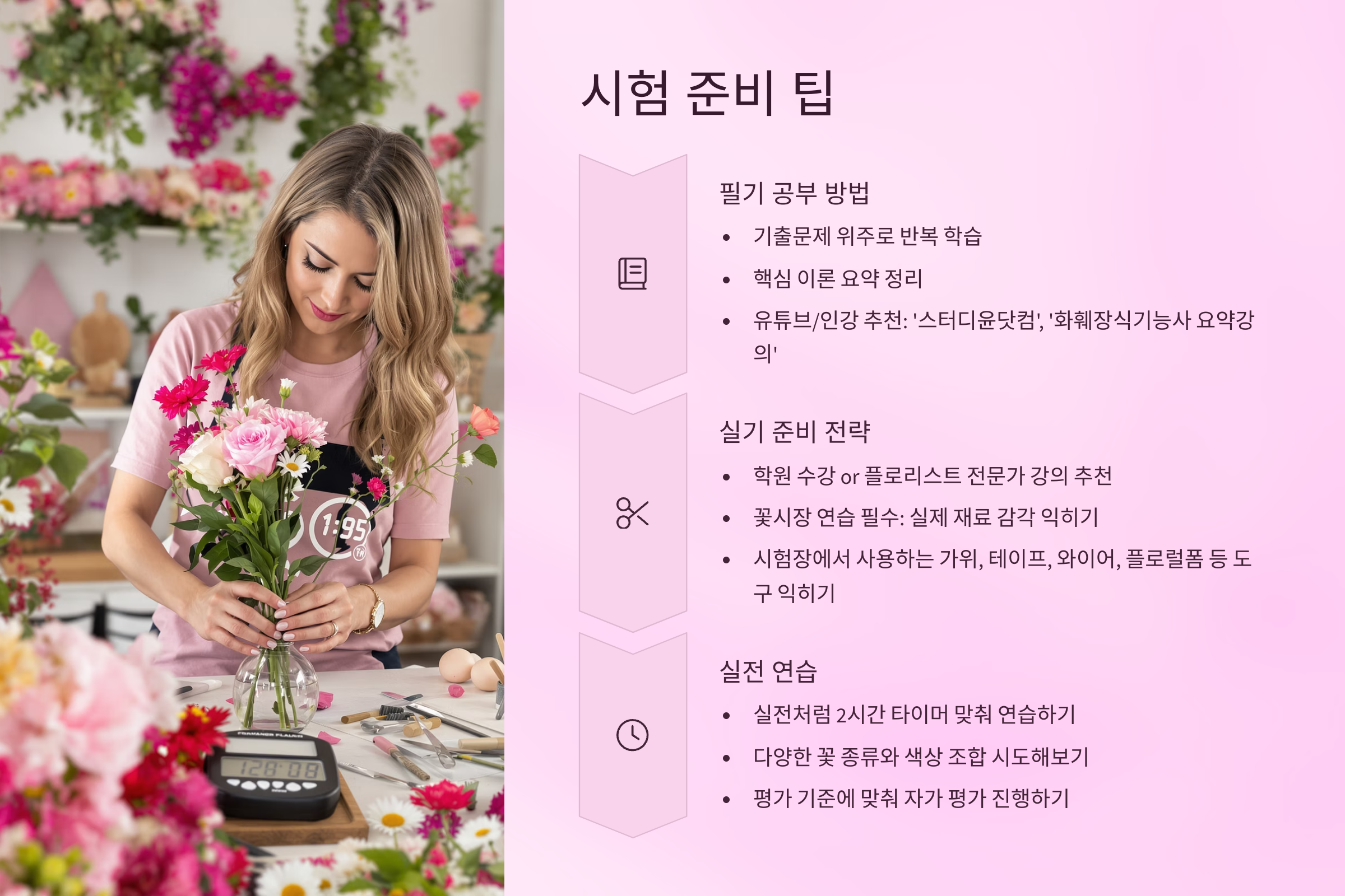 2025 화훼장식기능사 자격증 총정리