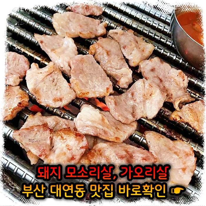 모닝 투데이 부산 대연동 모소리살, 가오리살 맛집