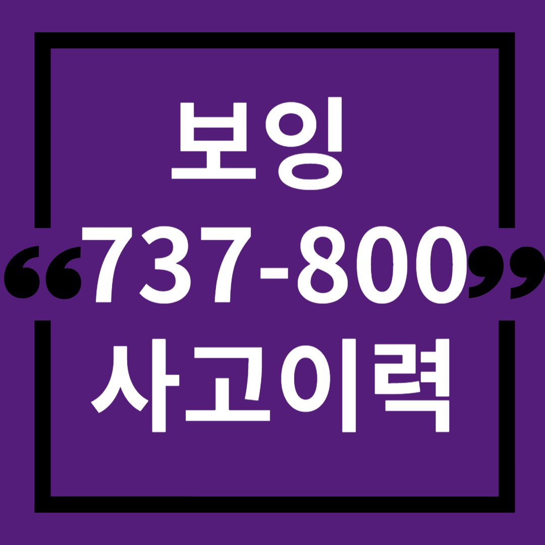 무안-참사-비행기기종-사고이력