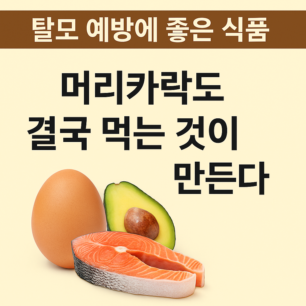 탈모 예방에 좋은 식품