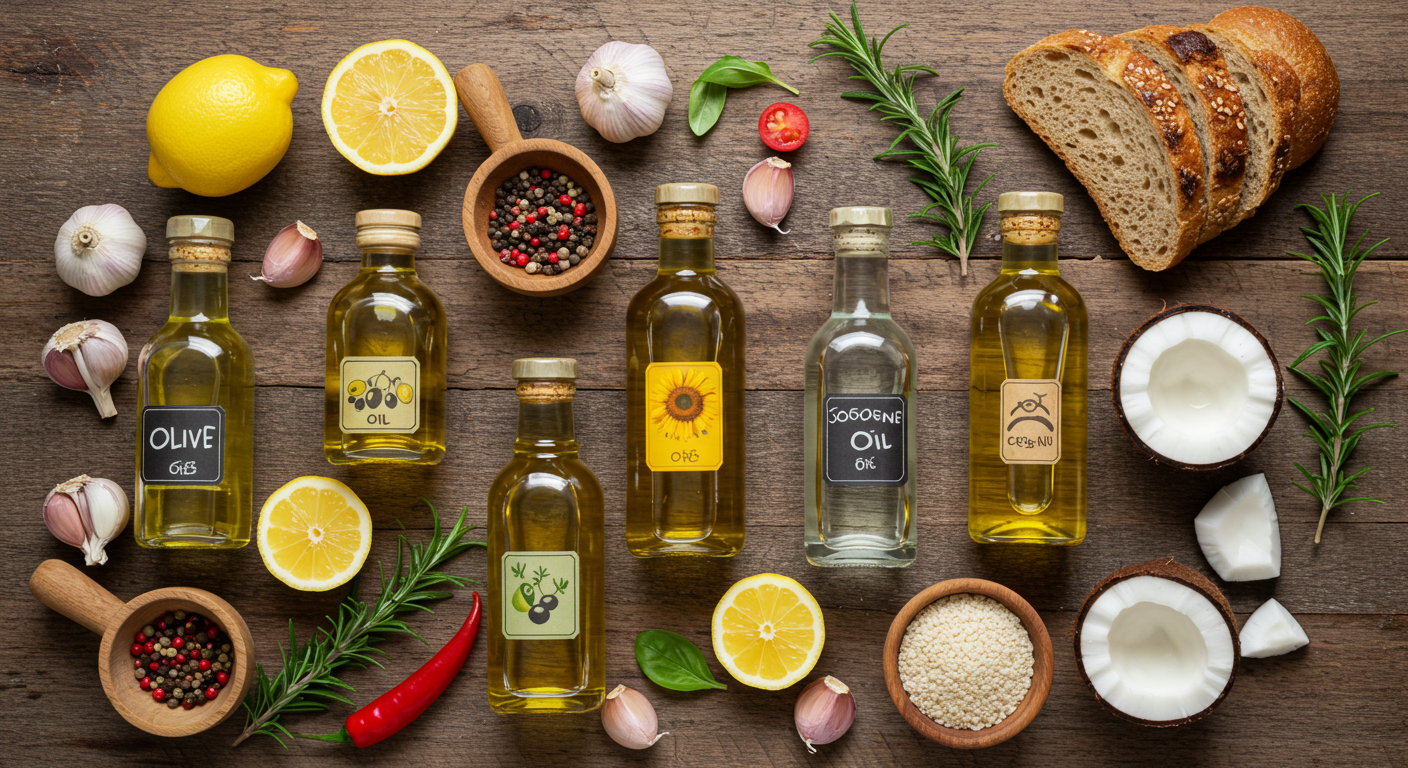 오일 하나로 요리의 격이 달라진다! 🍳 오일 종류별 요리 활용법 완전정복
