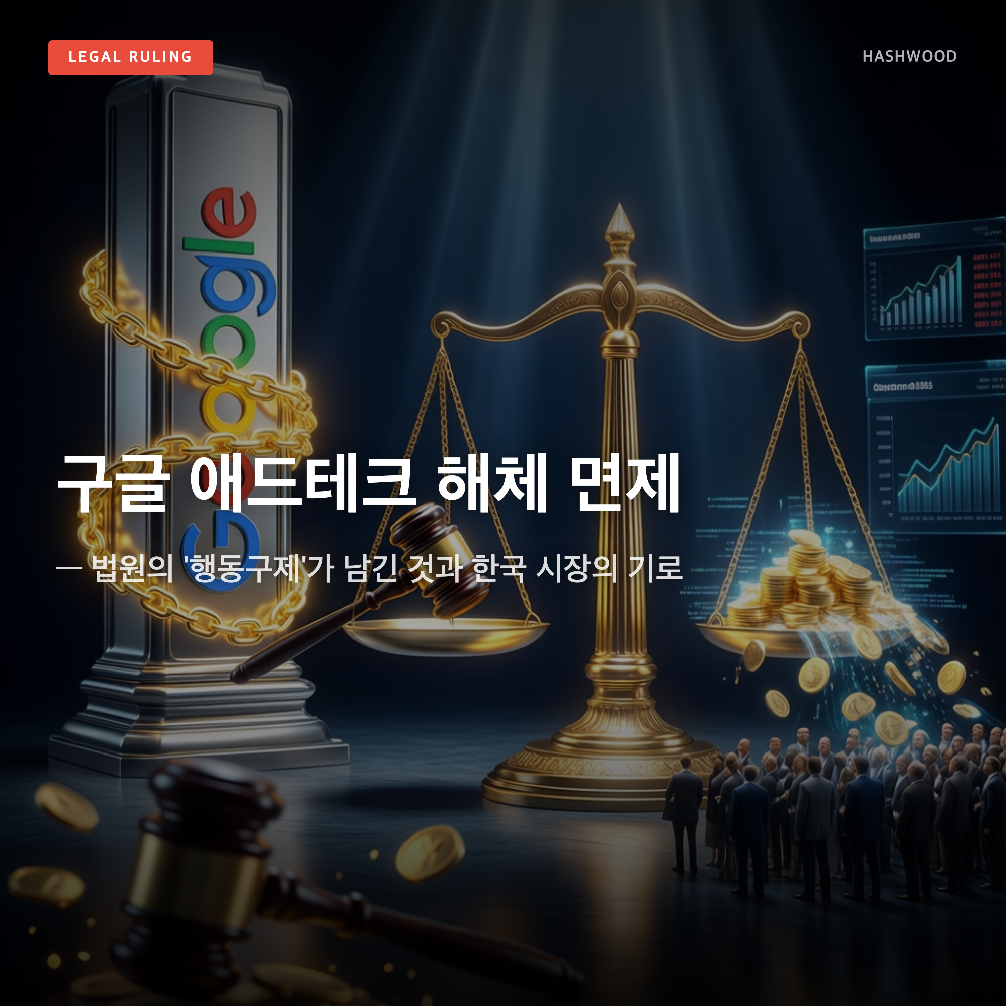 그림: 구글 애드테크 해체 면제 — — 법원의 '행동구제'가 남긴 것과 한국 시장의 기로
