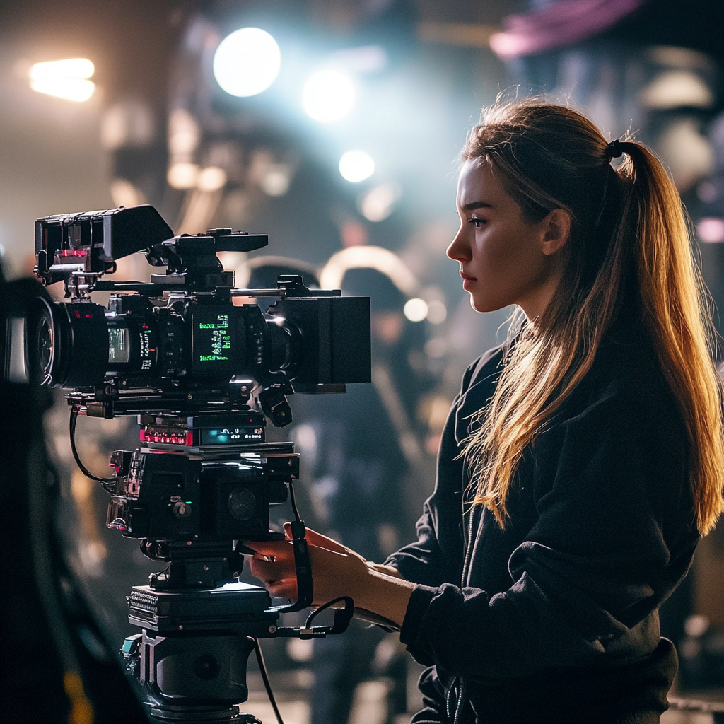 영화 제작과 관련된 사진