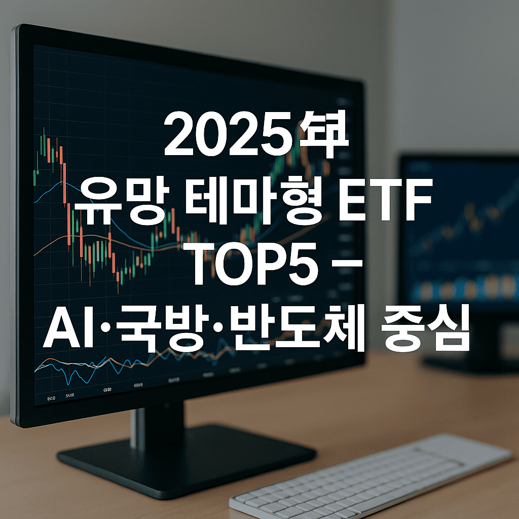 2025년 유망 테마형 ETF TOP5 – AI·국방·반도체 중심