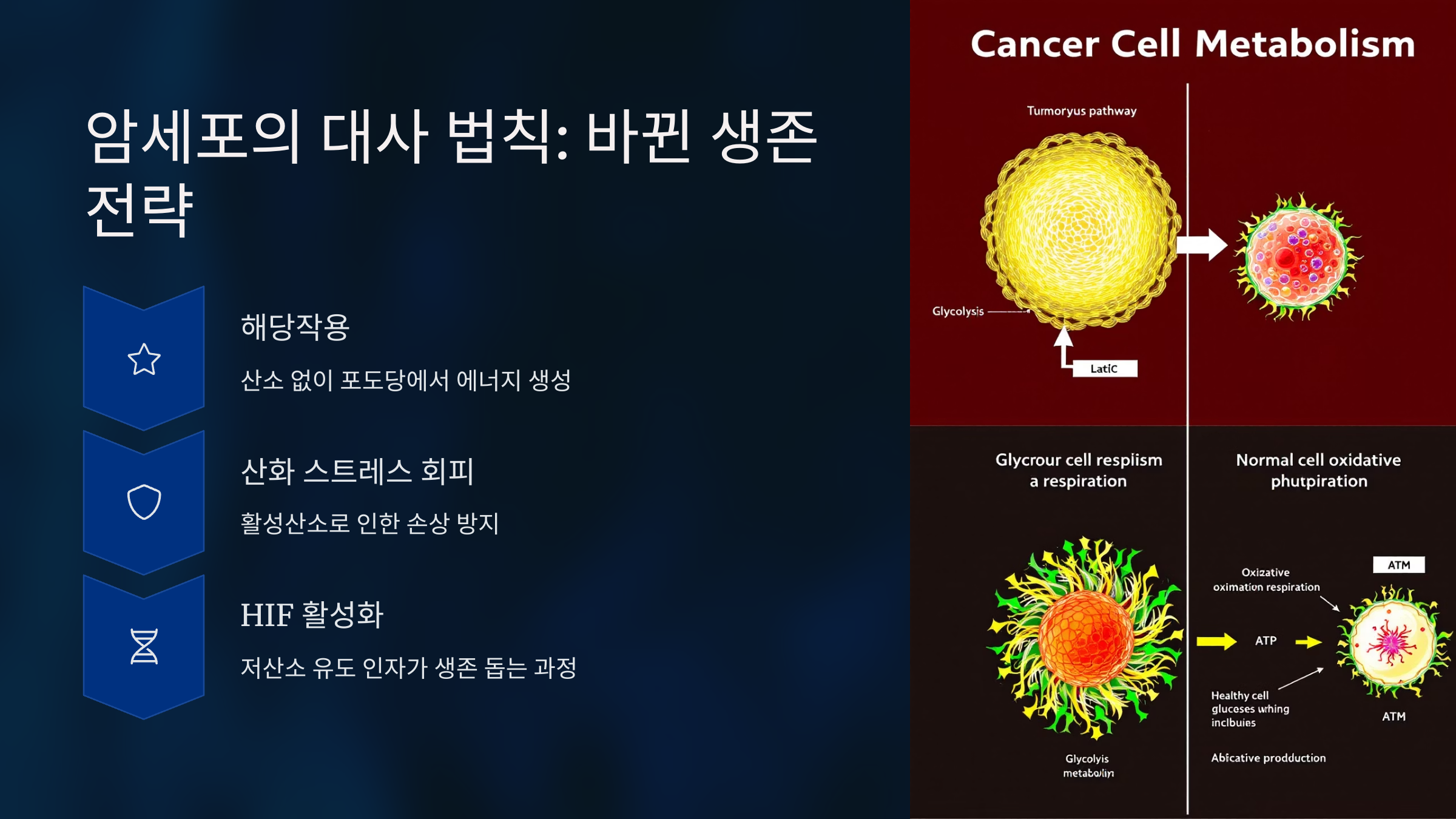 암세포의 대사 법칙: 바뀐 생존 전략