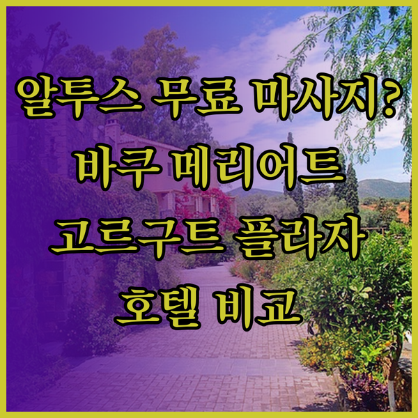 알투스 호텔 무료 마사지? 바쿠 메리