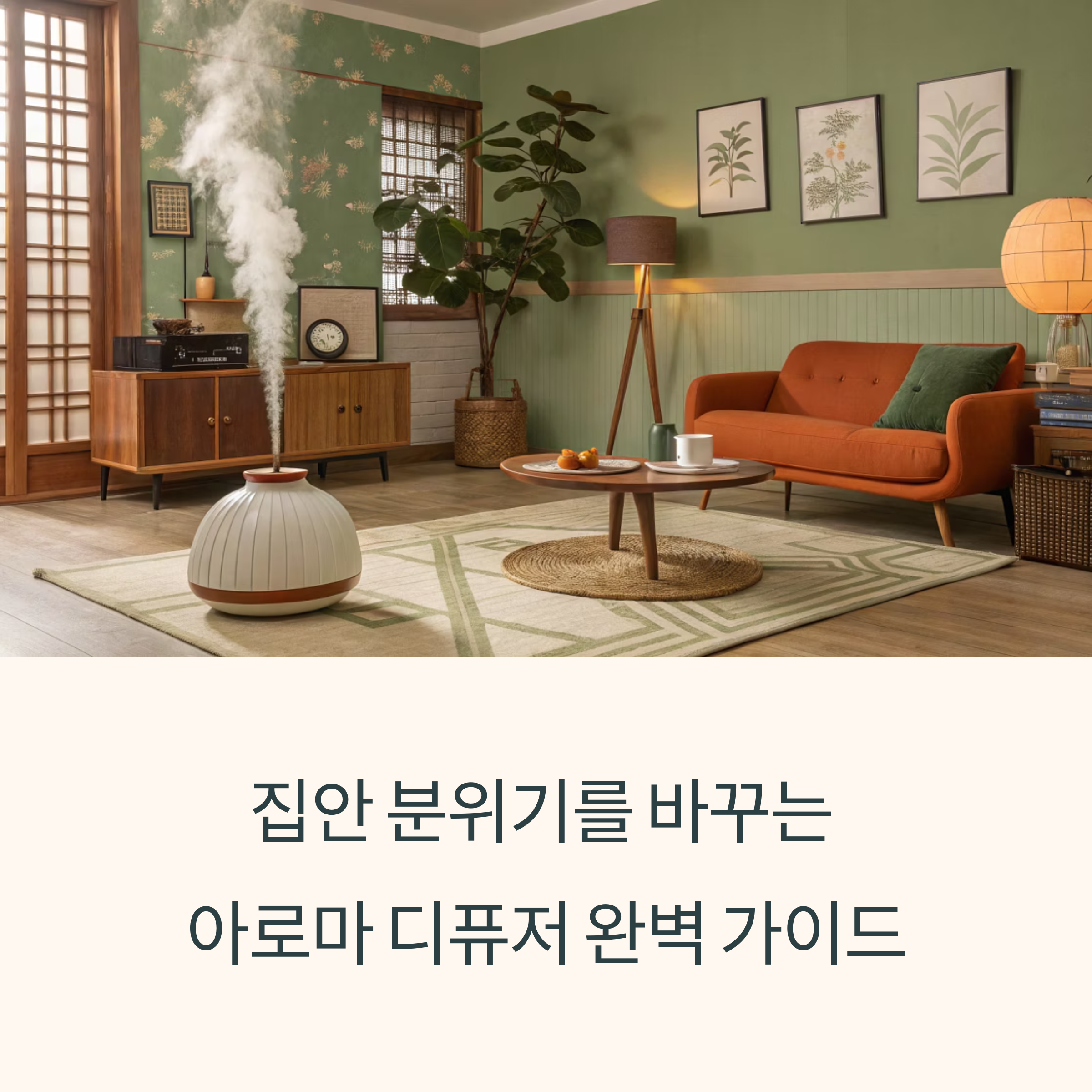 집안 분위기를 바꾸는 아로마 디퓨저 완벽 가이드