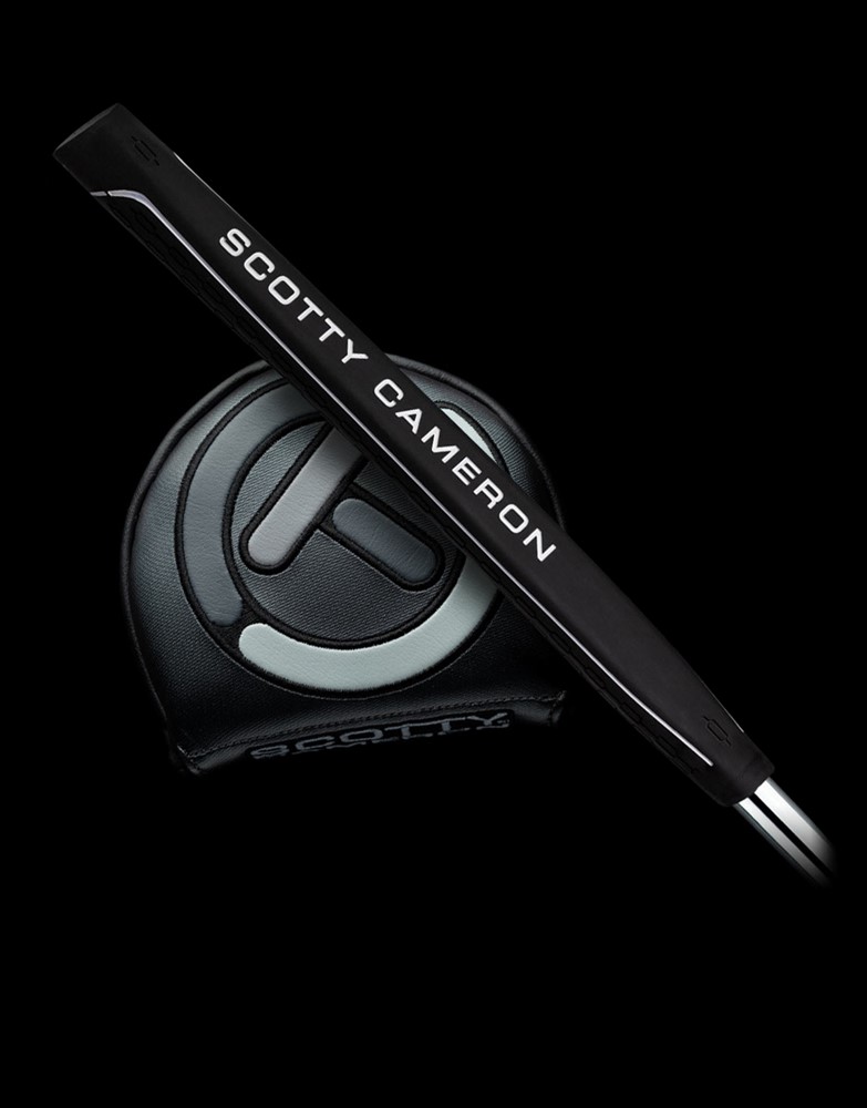 Phantom T-7.5 Welded Neck Prototype 퍼터와 블랙 Smoky Stick Figure Circle T 헤드커버