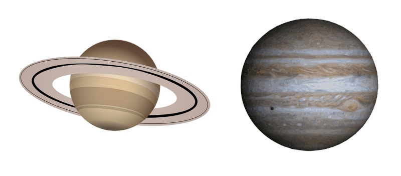 물병자리 토성과 목성