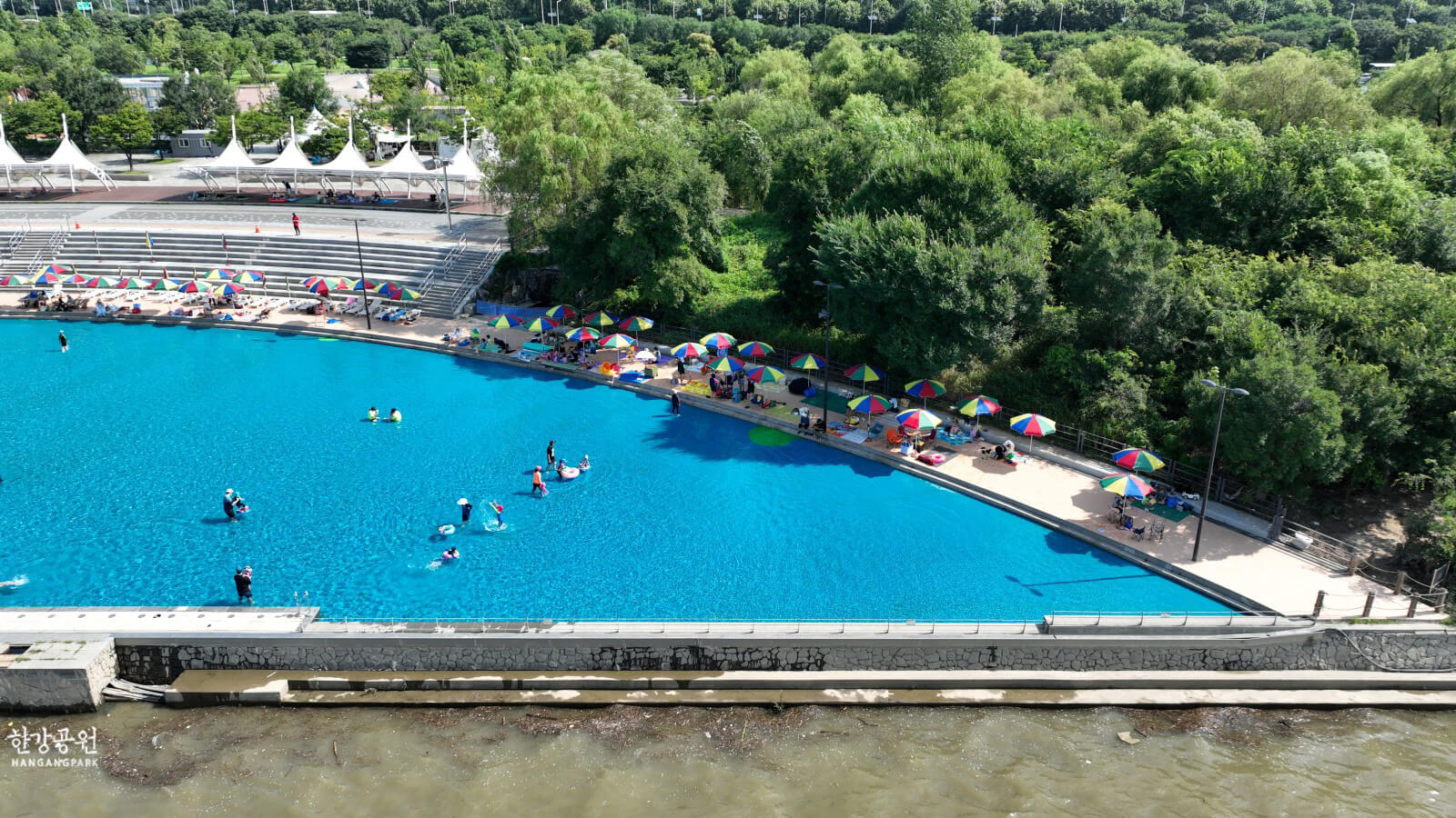 난지 한강 수영장 물놀이장 사진