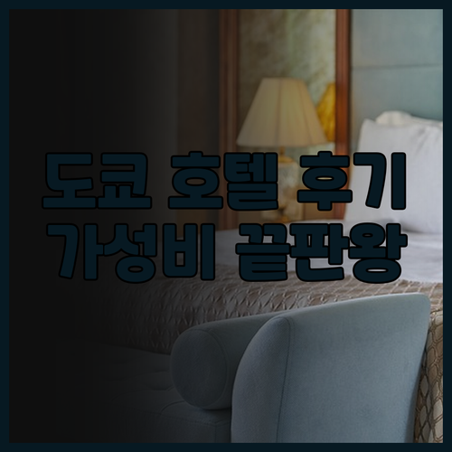 가성비 끝판왕 도쿄 호텔 후기 HOT