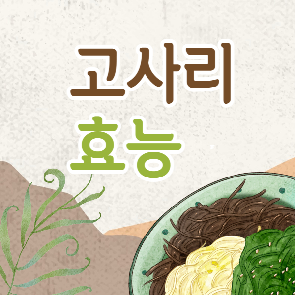 고사리 효능│고사리 효능과 부작용 알고 드세요!