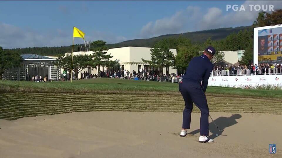 그린 주변 벙커 샷