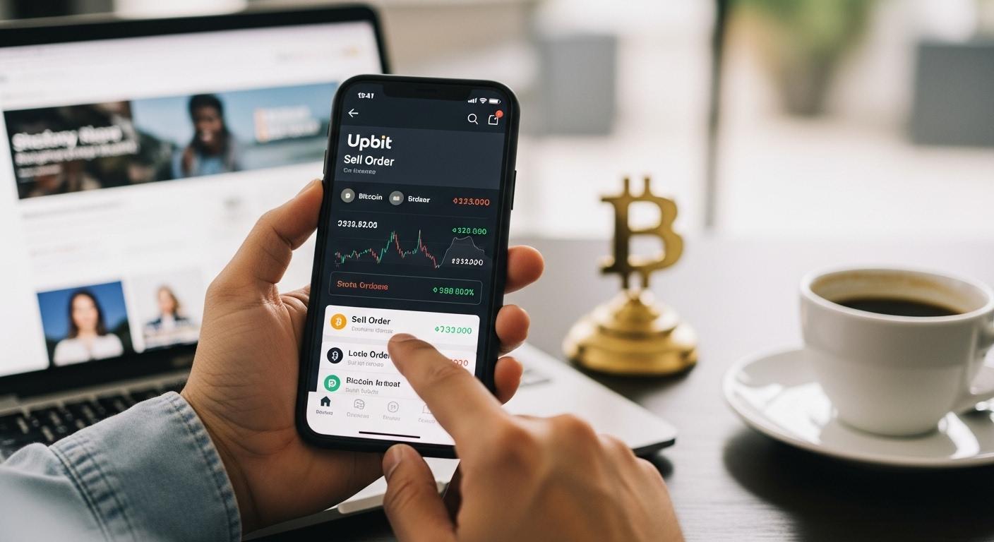 업비트비트코인매도방법