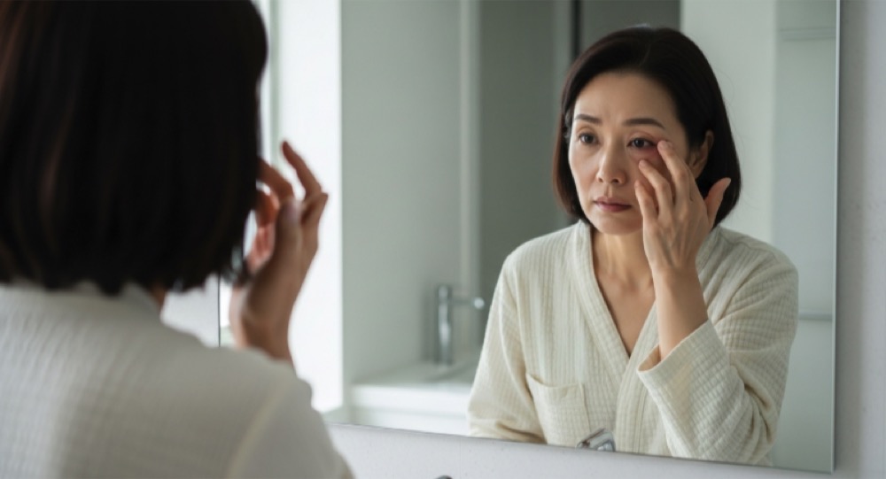 눈이 충혈되고 불편함을 느끼는 결막염 초기 증상