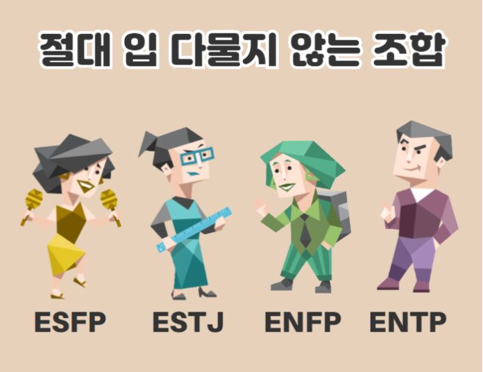MBTI 시끄러운 조합